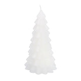 No brand kaars boom white 10x10x20cm