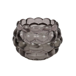 Theelichthouder glas 11,5 cm 3 assorti