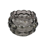 Theelichthouder glas 11,5 cm 3 assorti