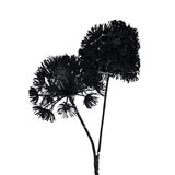 No brand kunst bloem heracleum countryfield led zwart 75 cm