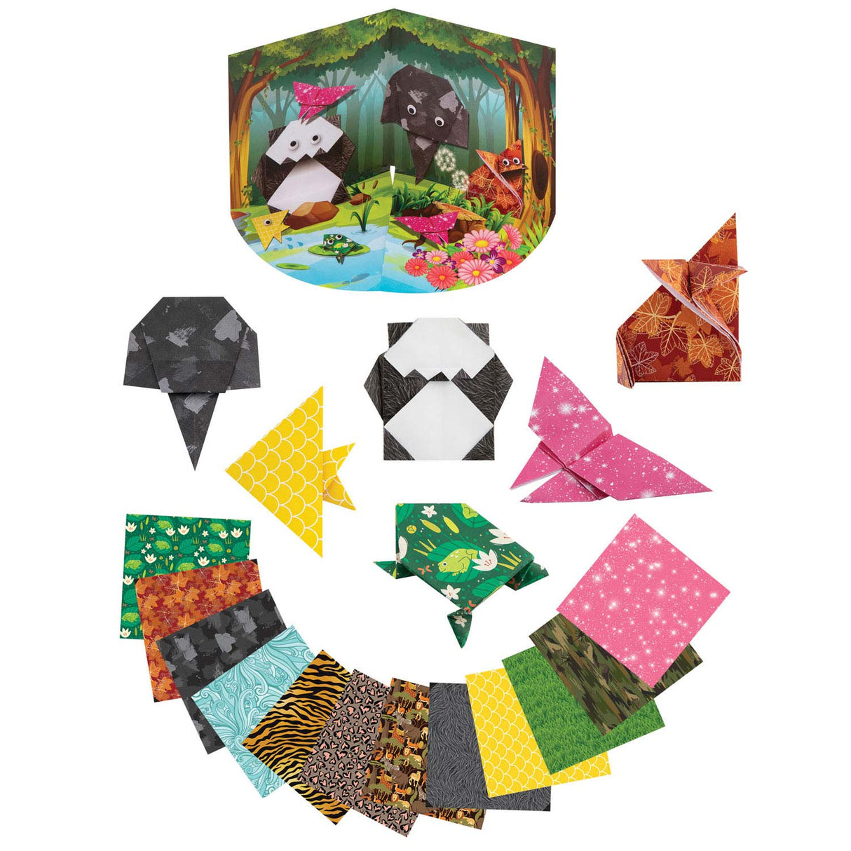 Creative craft group origami vouwen dieren