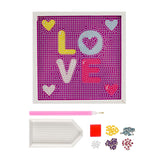 Knutselset Diamond Painting 'LIEFDE'