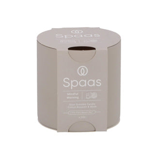 Spaas glow geurkaars 35u - mindful morning