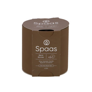 Spaas glow geurkaars 35u - warm wonder