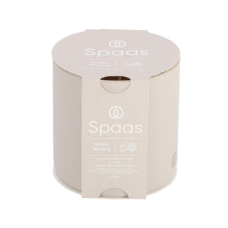 Spaas glow geurkaars 2-wiek 55u - mindful morning