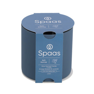 Spaas glow geurkaars 2-wiek 55u - soft sunrise