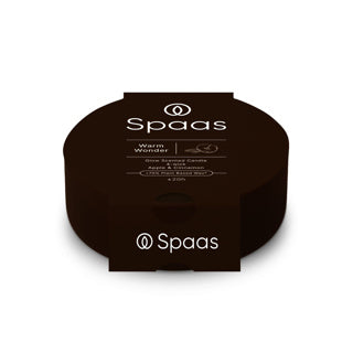 Spaas glow geurkaars 4-wiek 20u - warm wonder