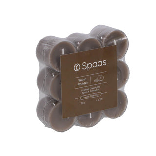 Spaas geurende clearlights blokverpakking x18 4,5u - warm wonder
