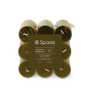 Spaas geurende clearlights blokverpakking x18 4,5u - romantic reflections