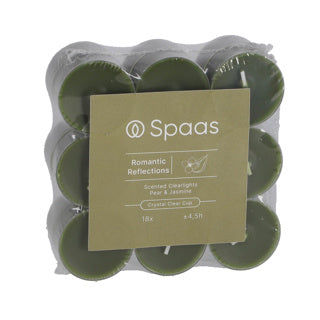 Spaas geurende clearlights blokverpakking x18 4,5u - romantic reflections