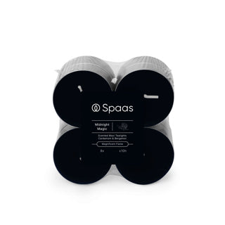 Spaas maxi geurtheelichten blokverpakking x8 10u - midnight magic