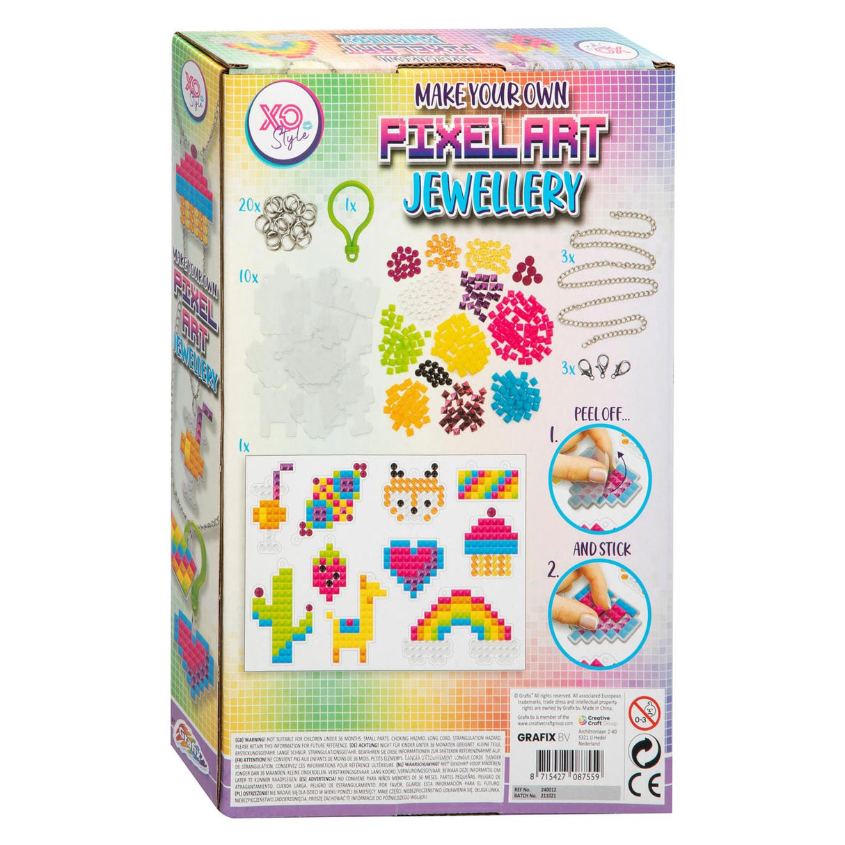Grafix maak je eigen pixel art sieraden