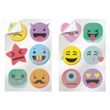 Grafix diamond painting stickerset 12 stuks 3 assorti