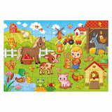 Grafix 3d vloerpuzzel boerderij, 55st.