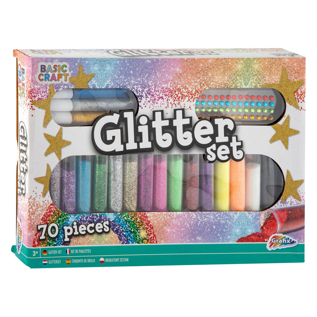 Grafix glitter set, 70dlg.