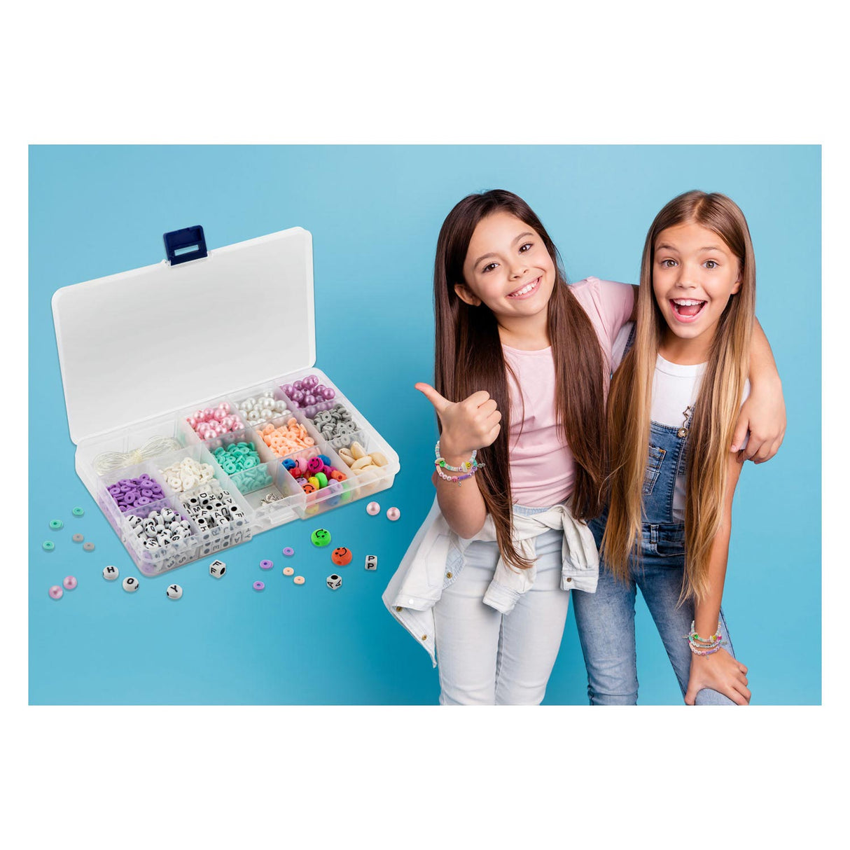 Grafix kralensets beads in box, 12 setjes beads