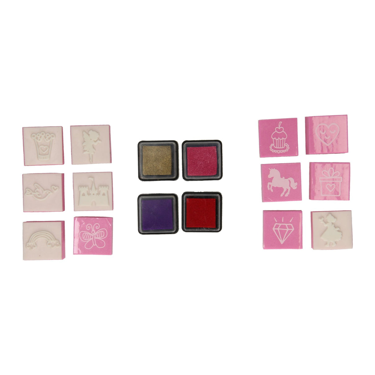 Grafix foam stempelset - roze