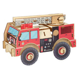 Creative craft group bouw je eigen houten 3d-voertuig