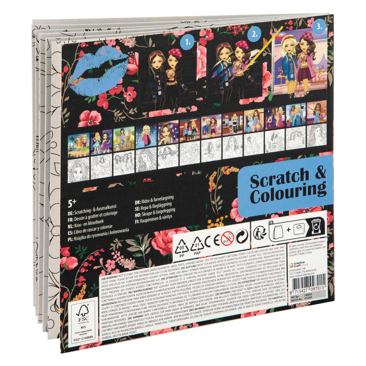 Besties - Kras- Kleurboek