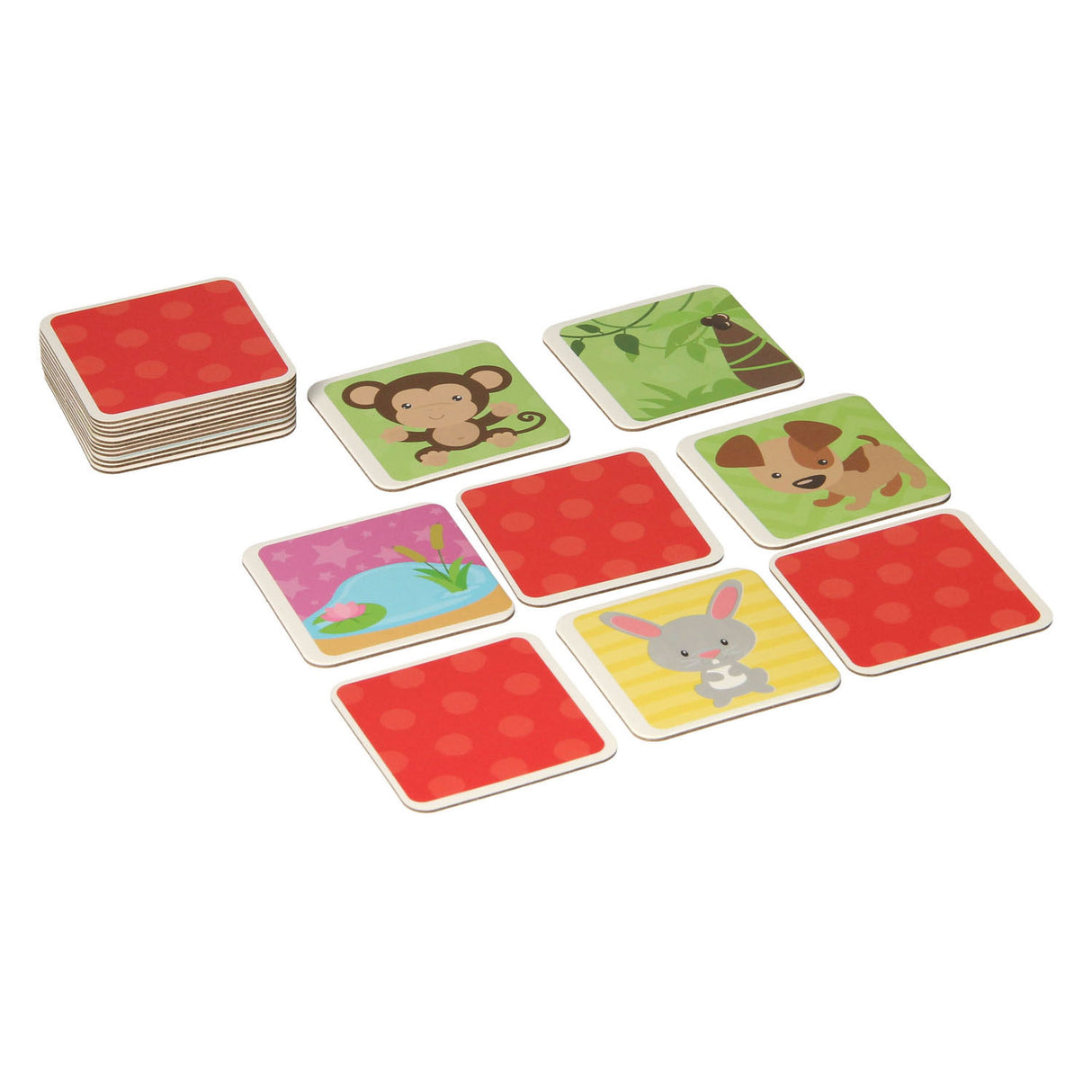 Lobbes memo spel - dier huis