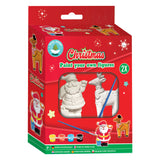 Grafix schilder je eigen kerstfiguren, set van 2 stuks