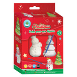 Grafix schilder je eigen kerstfiguren, set van 2 stuks