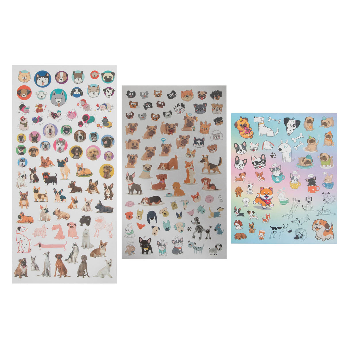 Creative craft group stickerset honden, 100st.