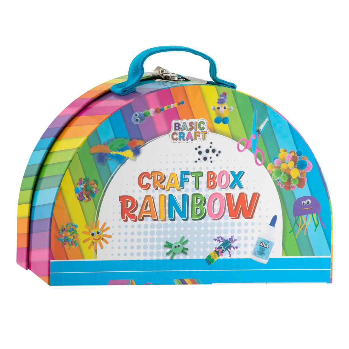 Creative craft group knutselbox regenboog