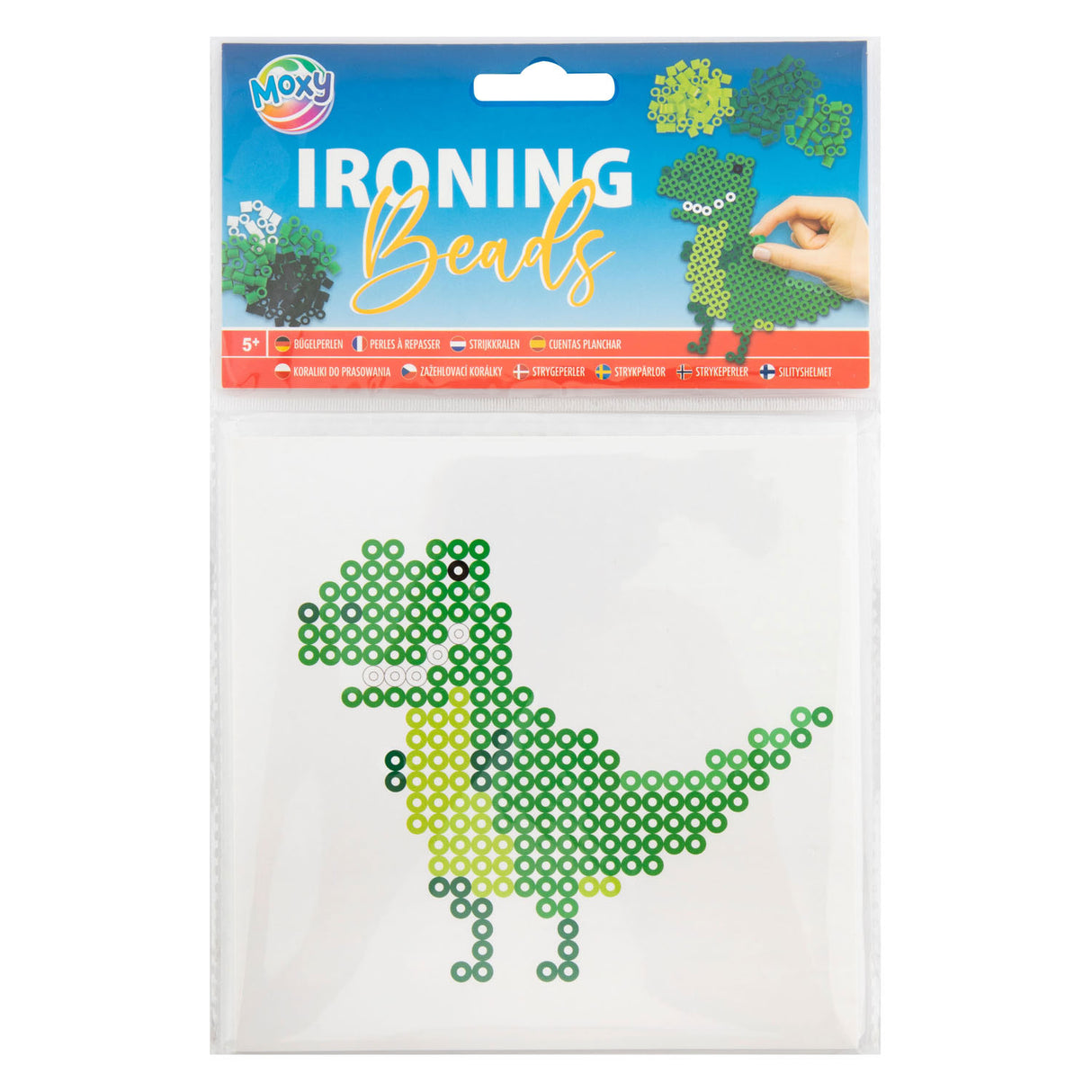 Creative craft group strijkkralenset klein - dinosaurus