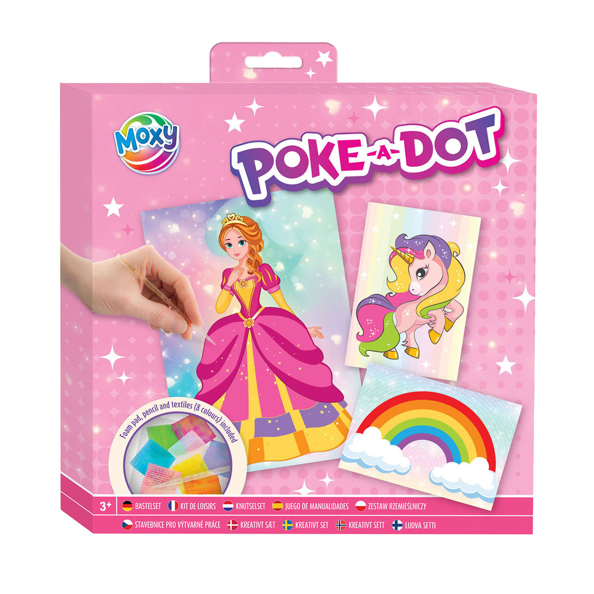 Creative craft group poke-a-dot knutselset - fantasiewereld