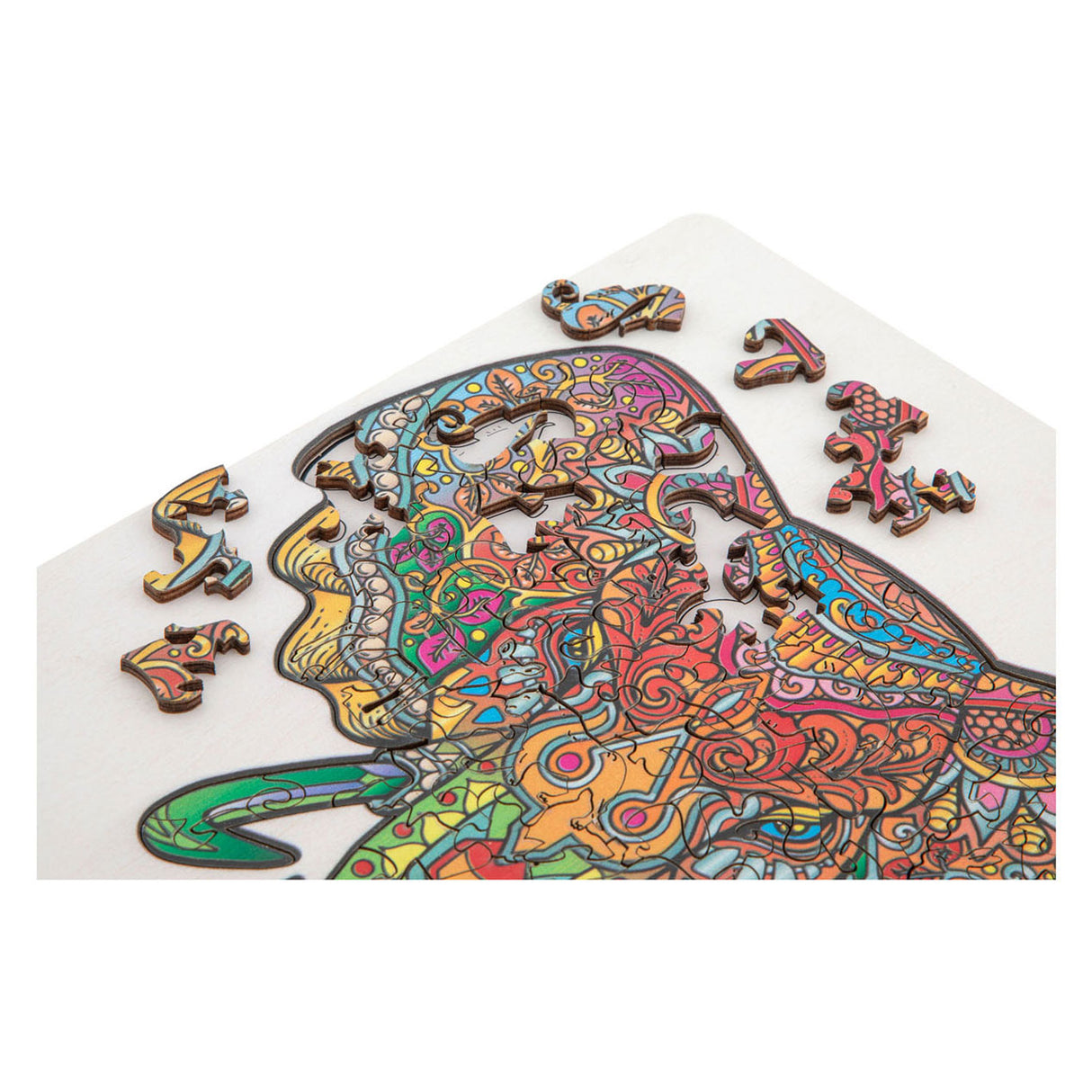 Creative craft group houten legpuzzel olifant, 132st.