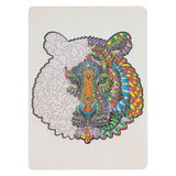 Creative craft group puzzel hout figuur tijger 130 stukjes