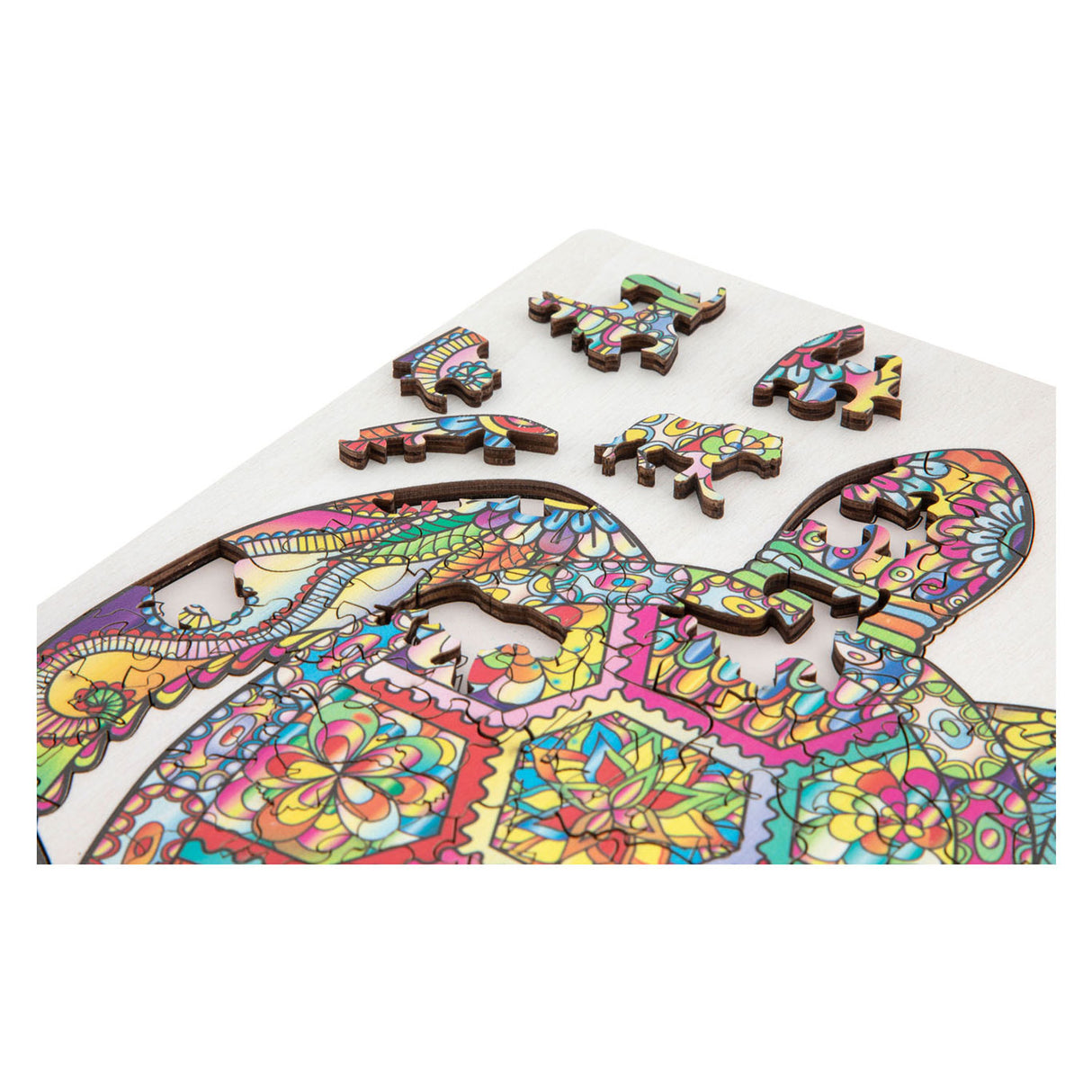 Creative craft group houten legpuzzel schildpad, 130st.