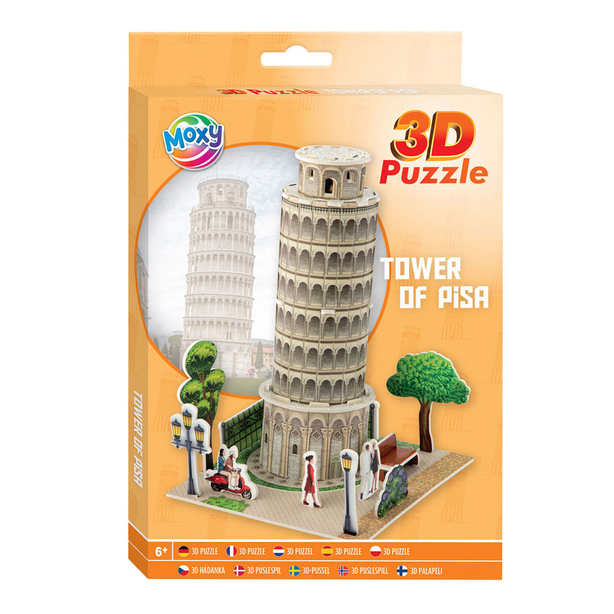 Creative craft group 3d foam puzzel toren van pisa