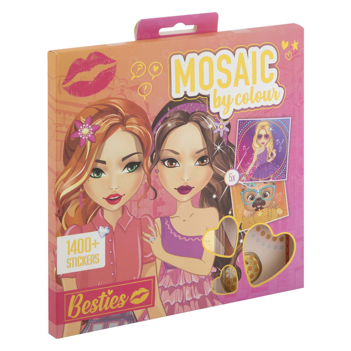 Creative craft group besties mozaiek op kleur