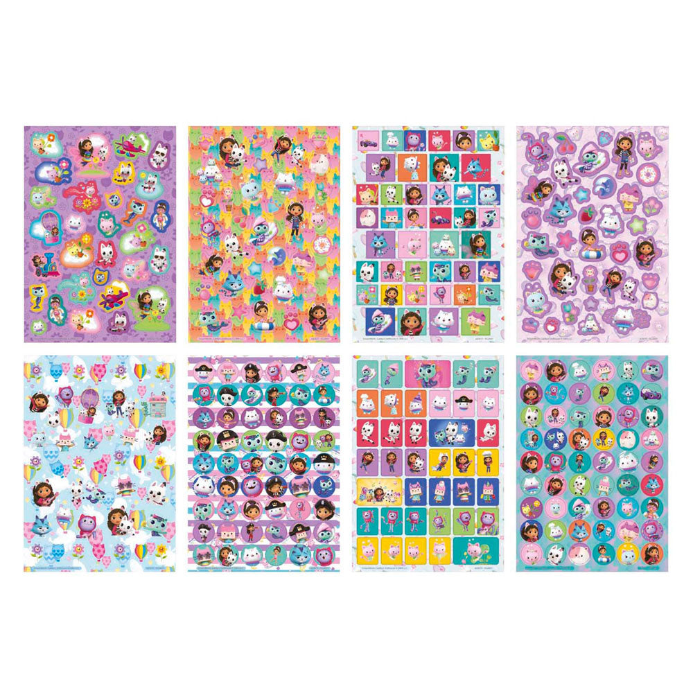 Creative craft group glitter stickerboek a5 - gabby's poppenhuis