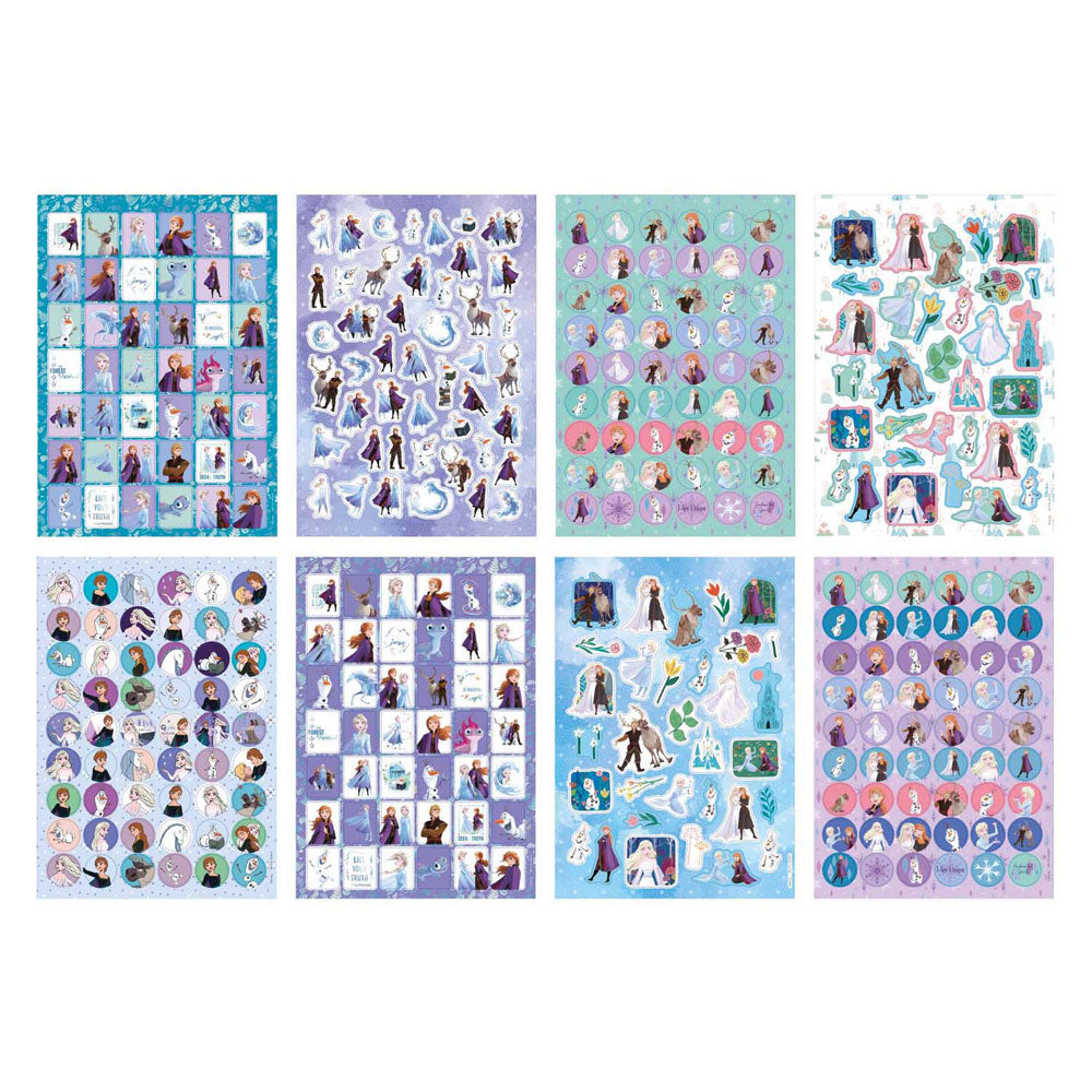 Creative craft group glitter stickerboek a5 - frozen