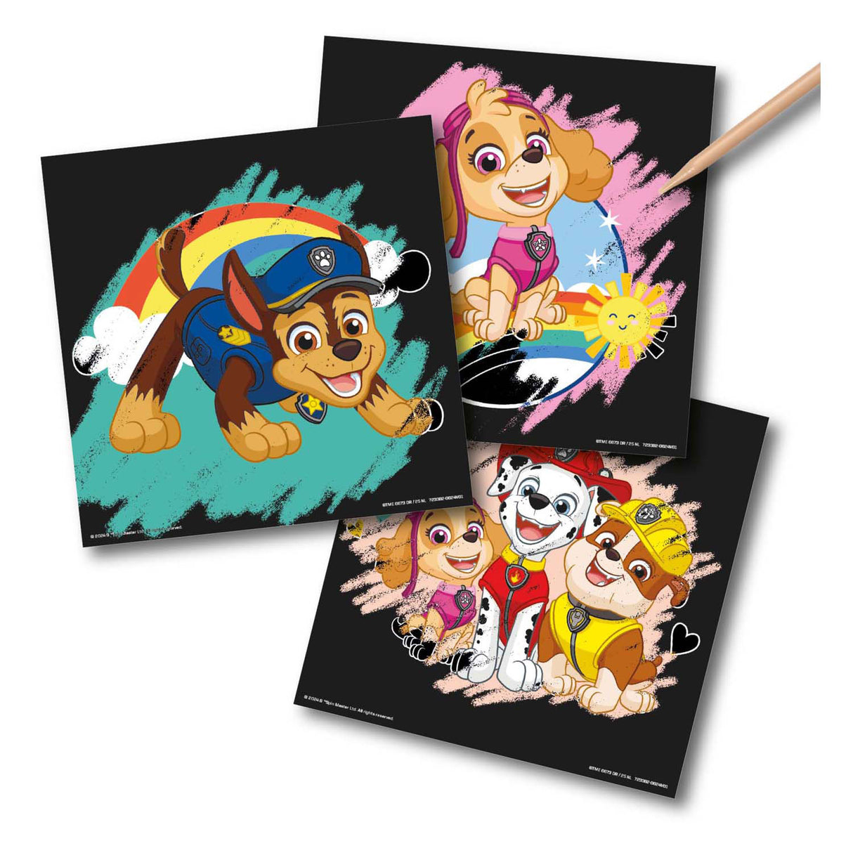 Creative craft group scratch kaarten paw patrol set, 7dlg.