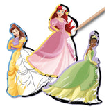 Creative craft group scratch art stickers - disney prinses, 6dlg.