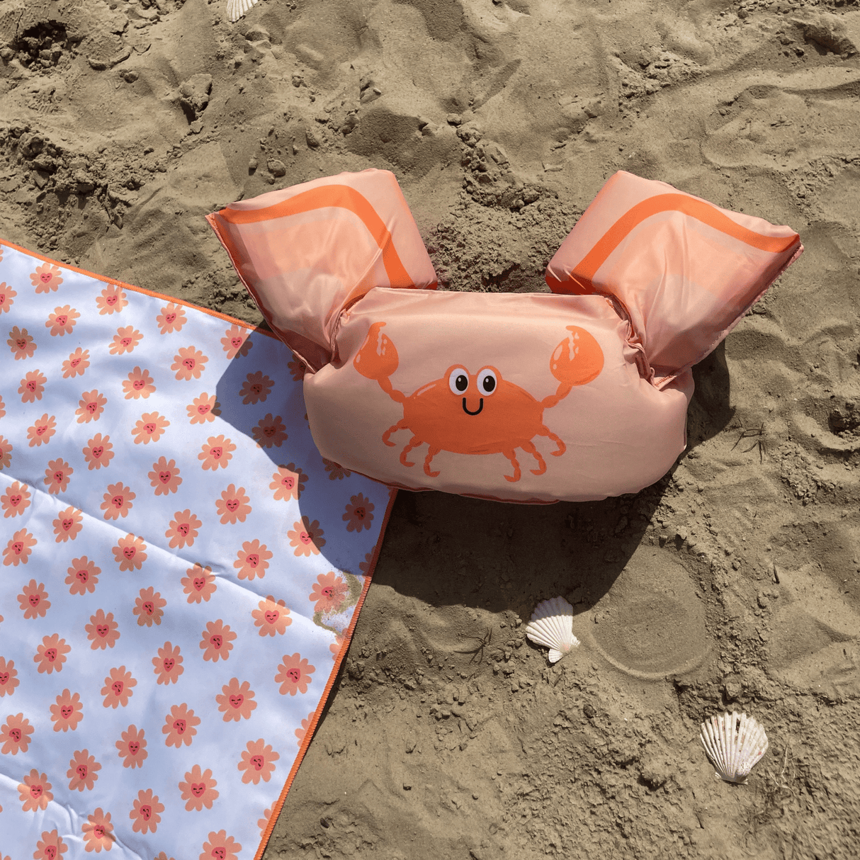 Crabby | oranje puddle jumper 2-6 jaar