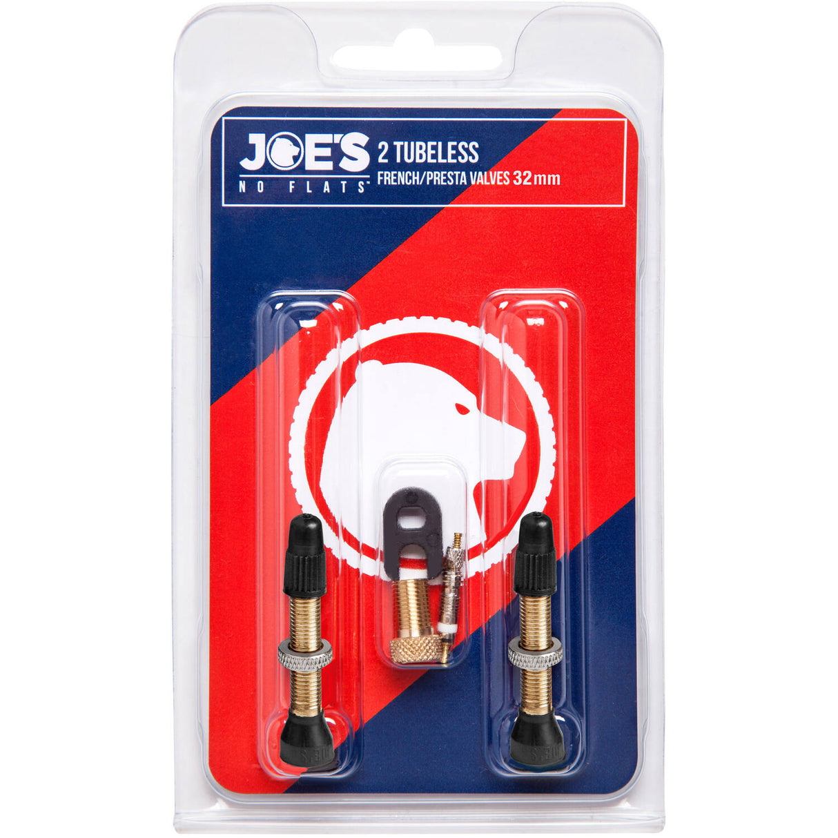 Joe's no flats Tubeless presta ventiel 32mm (2 stuks)