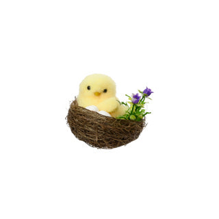 Kuiken in nest foam 4 assorti pasen