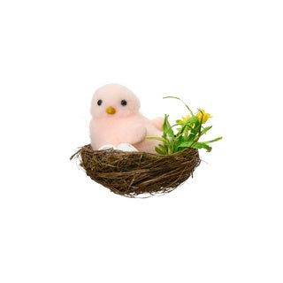 Kuiken in nest foam 4 assorti pasen