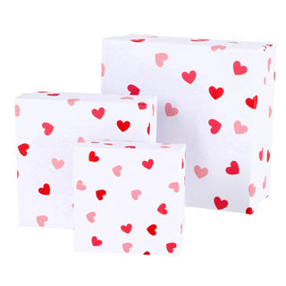 Kaemingk giftbox papier set van 3 wit rood