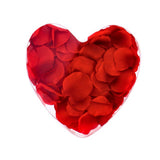 Kaemingk rozenblaadjes rood in giftbox hart