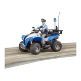 Bruder bworld politie quad met agente 1:16
