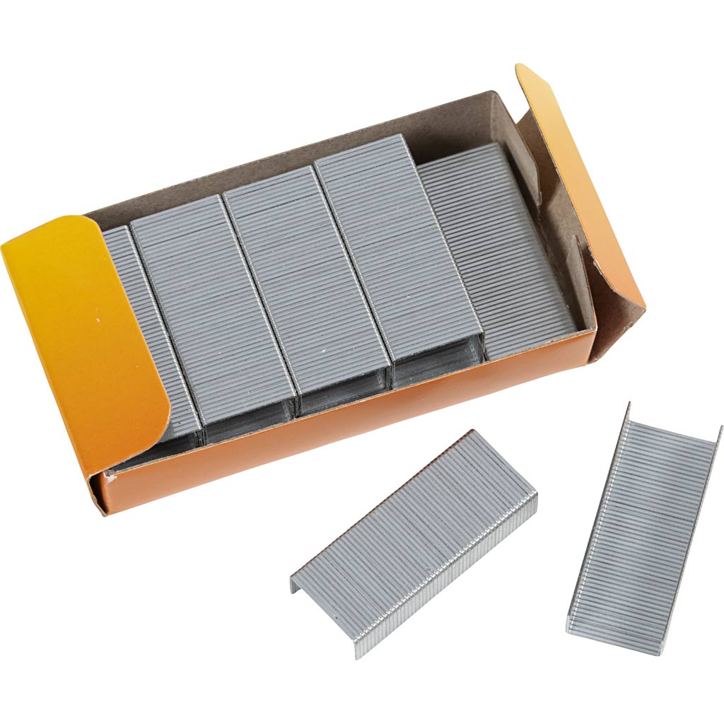 Nietjes, b: 12 mm, afm 24 6, 1000 stuk 1 doos