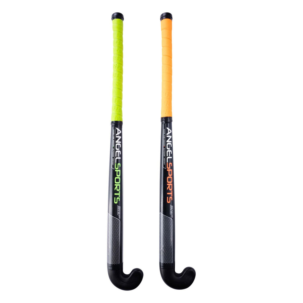 Hockeyset oranje en groen 30''