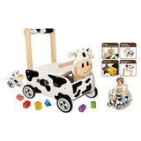 Loop- en sorteerwagen koe