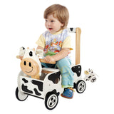 Loop- en sorteerwagen koe
